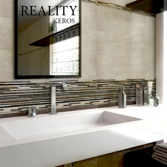 KEROS REALITY BEIGE / CUERO / DECORADO TRUE BEIGE / LISTELO TRUE BEIGE